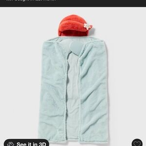 Princess Ariel hooded blanket